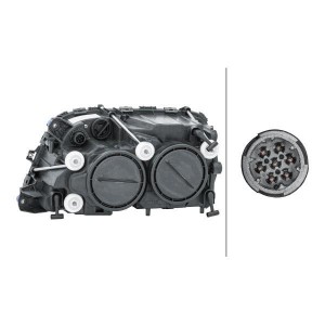 фара! правая с противот., с корректором MB Actros III 1EH009513-041 HELLA
