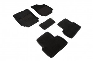 Коврик салона HYUNDAI Creta (16-) 3D 3-х слойная конструкция черный (5 предм.) S 87632 SEINTEX
