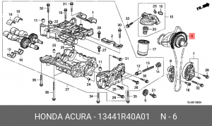 ЦЕПЬ 13441R40A01 HONDA