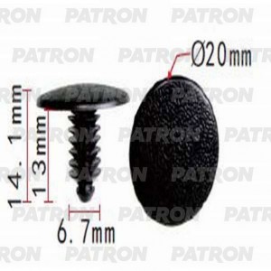 Клипса HYUNDAI KIA шумоизоляции капота PATRON P370909 PATRON