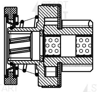 Привод стартера (бендикс) для а/м Volvo XC60 (08-)/XC70 (07-) 2.4D (VCS 1026) VCS 1026 START VOLT