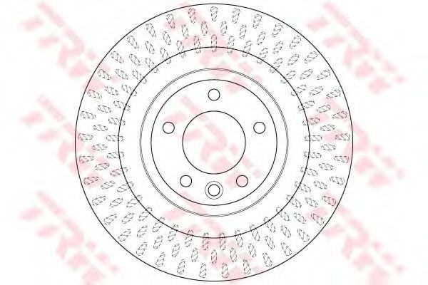 Диск тормозной задний RANGE ROVER SPORT (LW) (4/13- ) DF6528S DF6528S TRW