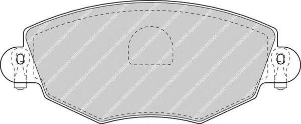 Колодки торм. пер. FDB1425 FERODO