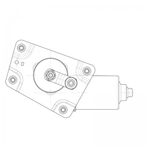 Моторедуктор стеклооч. для а/м Great Wall Hover H3 (10-)/H5 (10-) (перед.) (VWF  VWF3103 START VOLT