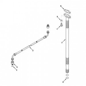 Кольцо уплотнительное трубки турбокомпрессора КАМАЗ Камминз 6ISBe (3928624) (Haf 0070 HAFFEN