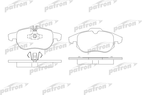 Колодки тормозные OPEL Vectra (02-06) передние (4шт.) PATRON PBP1520 PATRON