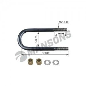 Стремянка рессоры M24*3.0-B10-101/320 HD85 BPW; 300.121 MANSONS