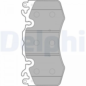 LP2187 колодки дисковые п.\ Range Rover Sport 5.0i V8/2.7TD V6 05> LP2187 DELPHI