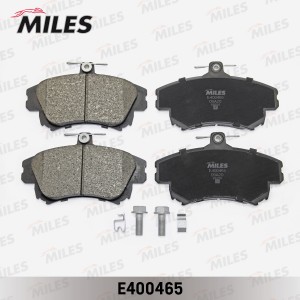 Колодки тормозные передние (без датчика) (Смесь Low-Metallic) MITSUBISHI CARISMA E400465 MILES
