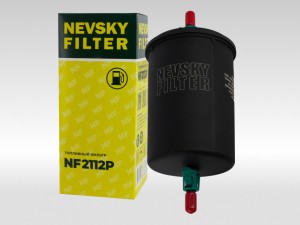 Фильтр топливный ГАЗ-3110i,3302i ЕВРО-3 тонкой очистки (дв.ЗМЗ-406,CHRYSLER) (шт NF2112P NEVSKY FILTER