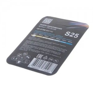 Лампа 12V P21/5W BAY15d блистер (2шт.) Heavy Duty MEGAPOWER 37033049 MEGA POWER