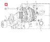 Болт FAW J7,4180 крепления генератора OE 3701327-M50-02000 FAW
