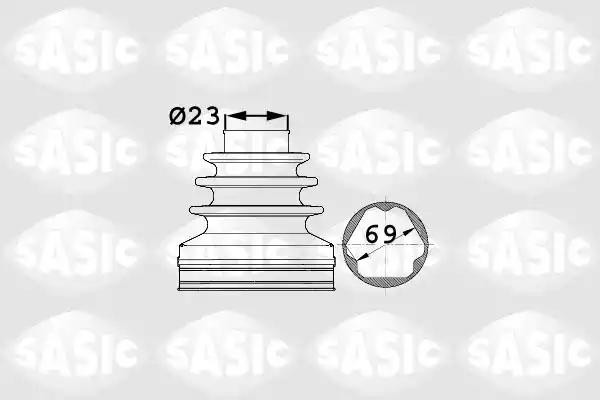 Пыльник ШРУСа внутр VW PASSAT (3C2) 1.6FSI, 1.8TSI, 2.0FSI АКПП 1906024 1906024 SASIC