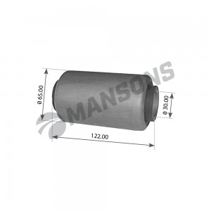 Сайлентблок SCANIA полурессоры (30x65x121.5) MANSONS 100.504 MANSONS