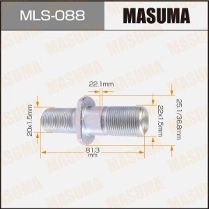 шпилька колесная! M22x1.5/M20x1.5\ Isuzu MLS-088 MASUMA