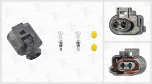 Разъем HYUNDAI KIA электрический (2-х контактный) TE PARTS 7741275 TE PARTS
