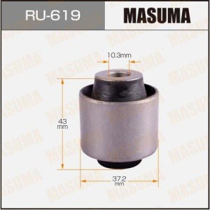 сайлентблок амортизатора!\ Honda Civic 87-91/1.6Vtec 91-95/1.4-1.6 95-01 RU-619 MASUMA