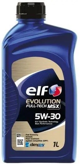 Масло моторное синтетическое ELF EVO LUTION FULL-TECH MSX 5W-30 1л (194903) 2139 213931 ELF
