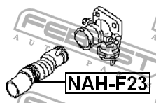 Патрубок воздушного фильтра NISSAN ATLAS 92-07, CUBSTAR F23 92-11 NAH-F23 NAH-F23 FEBEST