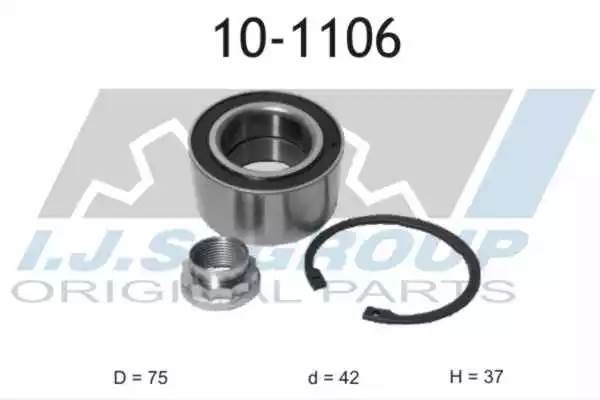 к-кт подшипника ступицы! задней\ BMW E36/E46 1.6i-3.0D 90> 101106 IJS GROUP