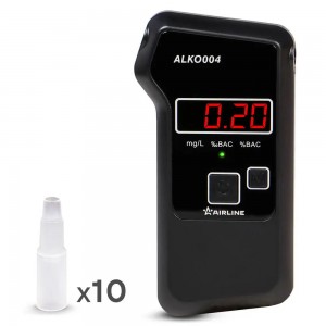 Алкотестер цифровой до 1.90 промилле LCD дисплей AIRLINE ALKO004 AIRLINE