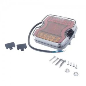 Фонарь задний универсальный светодиодный 12/24V c указателем поворота правый MEG 37017060 MEGA POWER