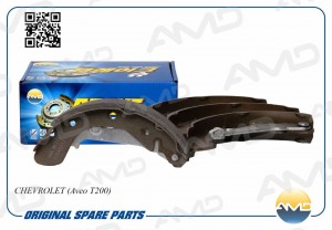 Колодки тормозные CHEVROLET Aveo (03-) задние барабанные (4шт.) AMD AMD.BF225 AMD