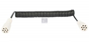 Кабель электрический L=4500 mm 24V 7-полюсов Volvo/DAF 2.25411 DIESEL TECHNIC
