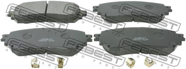 Колодки тормозные передн MAZDA 6 GJ 2012- 0501-GJF 0501GJF FEBEST