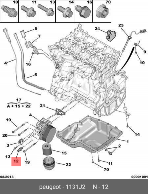 датчик давления масла! 0.4 Bar\Citroen Jumper 98> 1131 J2 CITROEN PEUGEOT