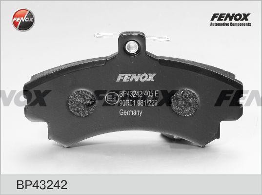 BP43242 колодки дисковые передние!\Mitsubishi Carisma 1.8GDi/1.9GDi 95>,Volvo S4 BP43242 FENOX