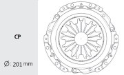 Корзина сцепления TOYOTA Corolla (83-07) (1.3/1.4/1.6),Yaris (99-05) (1.3) (190м TYC13 VALEO PHC