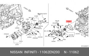 NISSAN X-TRAIL (T31) (2007-2014) 11062-EN200 NISSAN