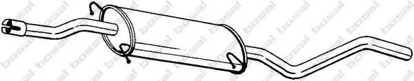 Резонатор MERCEDES Viano (W639) (03-) BOSAL 284-431 BOSAL