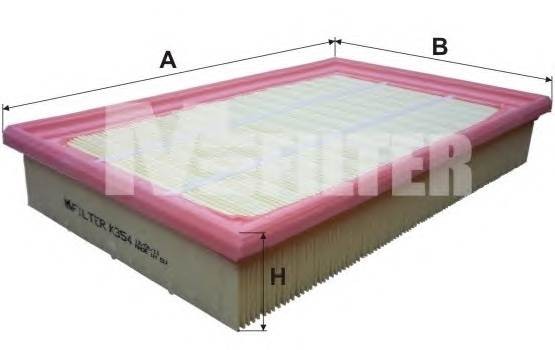 Фильтр воздушный K354 K-354 K354 MFILTER AUTOMOTIVE FILTERS