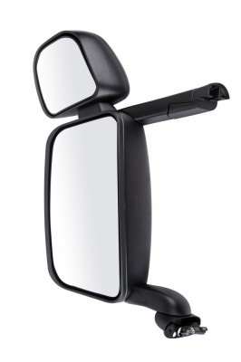 зеркало в сборе! обогр. 24V левое электроупр. R1200 с длинным кронScania M4300085 MARSHALL