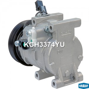 Компрессор HYUNDAI Solaris (10-) KIA Rio (11-) кондиционера KRAUF KCH3374YU KRAUF