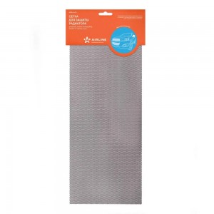 Сетка защиты радиатора, алюм., яч. 10*4 мм (R10) 100*40 см. черная (1 шт.) APMA0 APMA04 AIRLINE