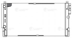 Радиатор охл. для а/м VW Transporter T4 (90-) LRc1871 LRC1871 LUZAR