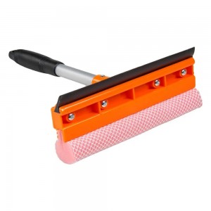 Щетка для мойки автомобиля 30см губка,водосгон черно-оранжевая AIRLINE AB-M-04 AIRLINE