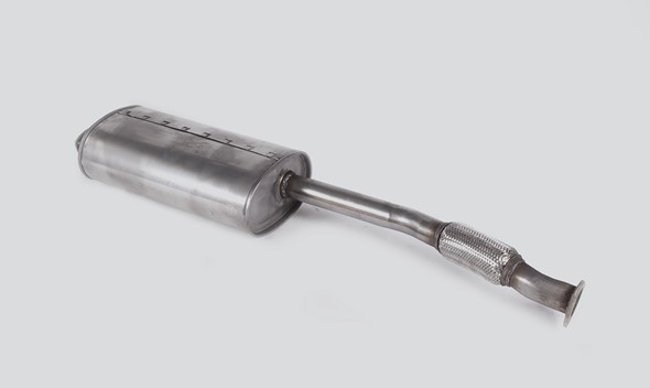 Глушитель УАЗ-315195 Хантер дв.ЗМЗ-409,514 ЕВРО-2,3 с гофрой нержавеющая сталь С 315195120101001 UAZ UAZ