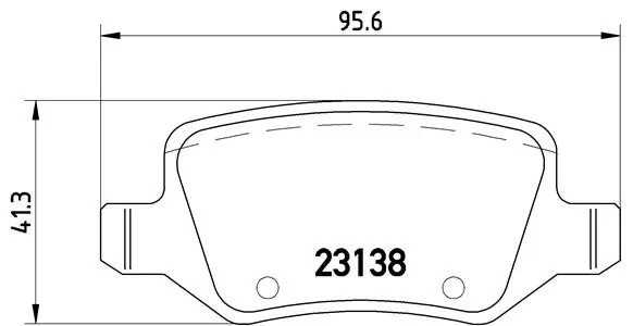 P50090 колодки дисковые задние!\ MB W169 1.5/1.7/2.0/1.6D/1.8D/2.0D 04-12 P50090 BREMBO