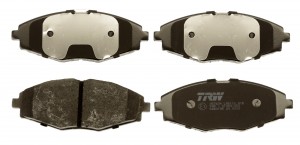 Колодки тормозные DAEWOO Nexia,Matiz CHEVROLET Lanos,Spark передние (4шт.) TRW GDB3195 TRW