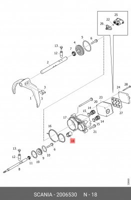 заглушка 2006530 SCANIA