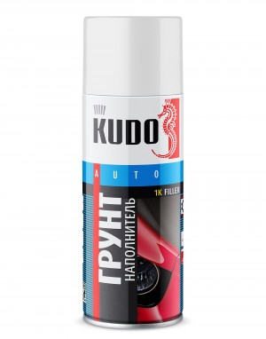 Грунт с наполнителем 1К акриловый белый 520мл KUDO KU-2204 KUDO