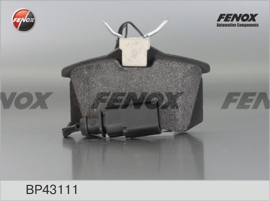 Колодки тормозные дисковые VW Transporter 90-03, Sharan 96-10, Ford Galaxy 95-06 BP43111 FENOX