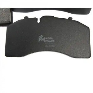 Колодки тормозные MERCEDES SAF дисковые (211x108x30) (4шт.) MEGAPOWER 350-33-035 MEGA POWER