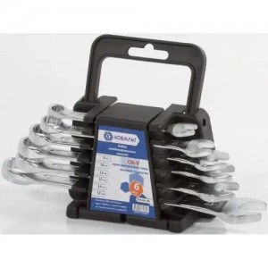 Набор ключей комбинированных 8-17мм 6 предметов с держателем КОБАЛЬТ 02010106 KOBALT