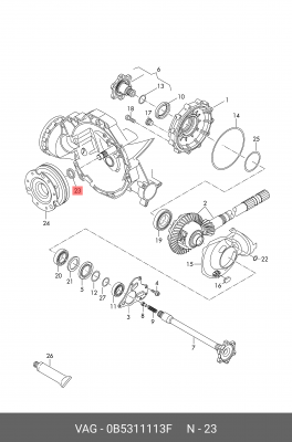 AUDI A4 [B8] ALLROAD (2010>) 0B5 311 113 F VAG