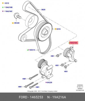 РОЛИК 1465253 1 465 253 FORD